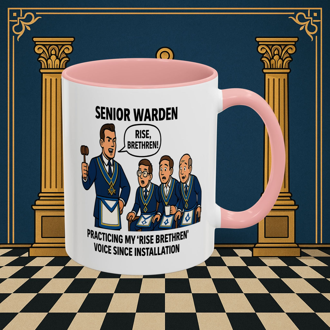 Masonic Mugs - Lodge Leadership - Senior Warden Printify