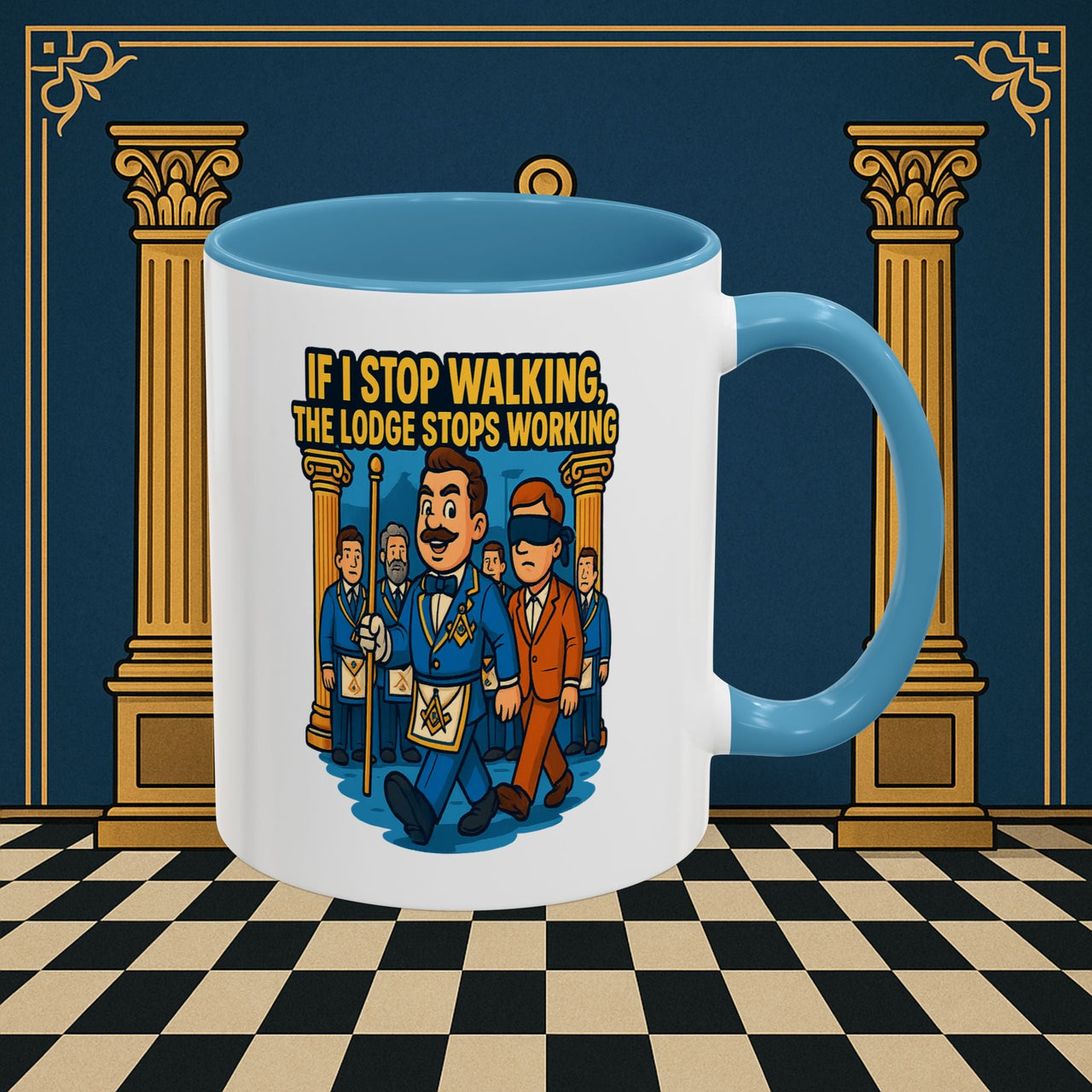 Masonic Mugs - Walking the Masonic Path - Senior Deacon Printify
