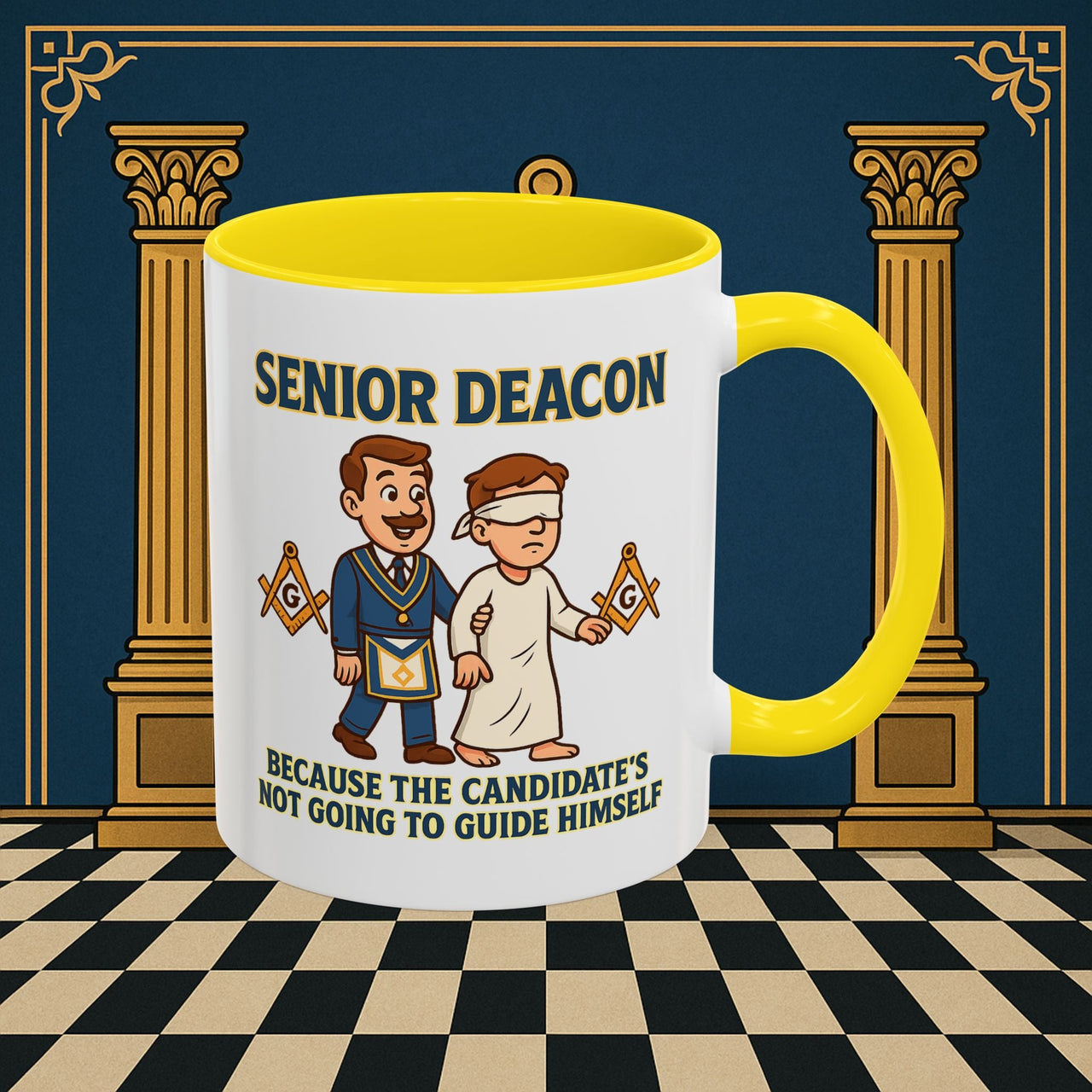 Masonic Mugs - Guiding Light - Senior Deacon Printify