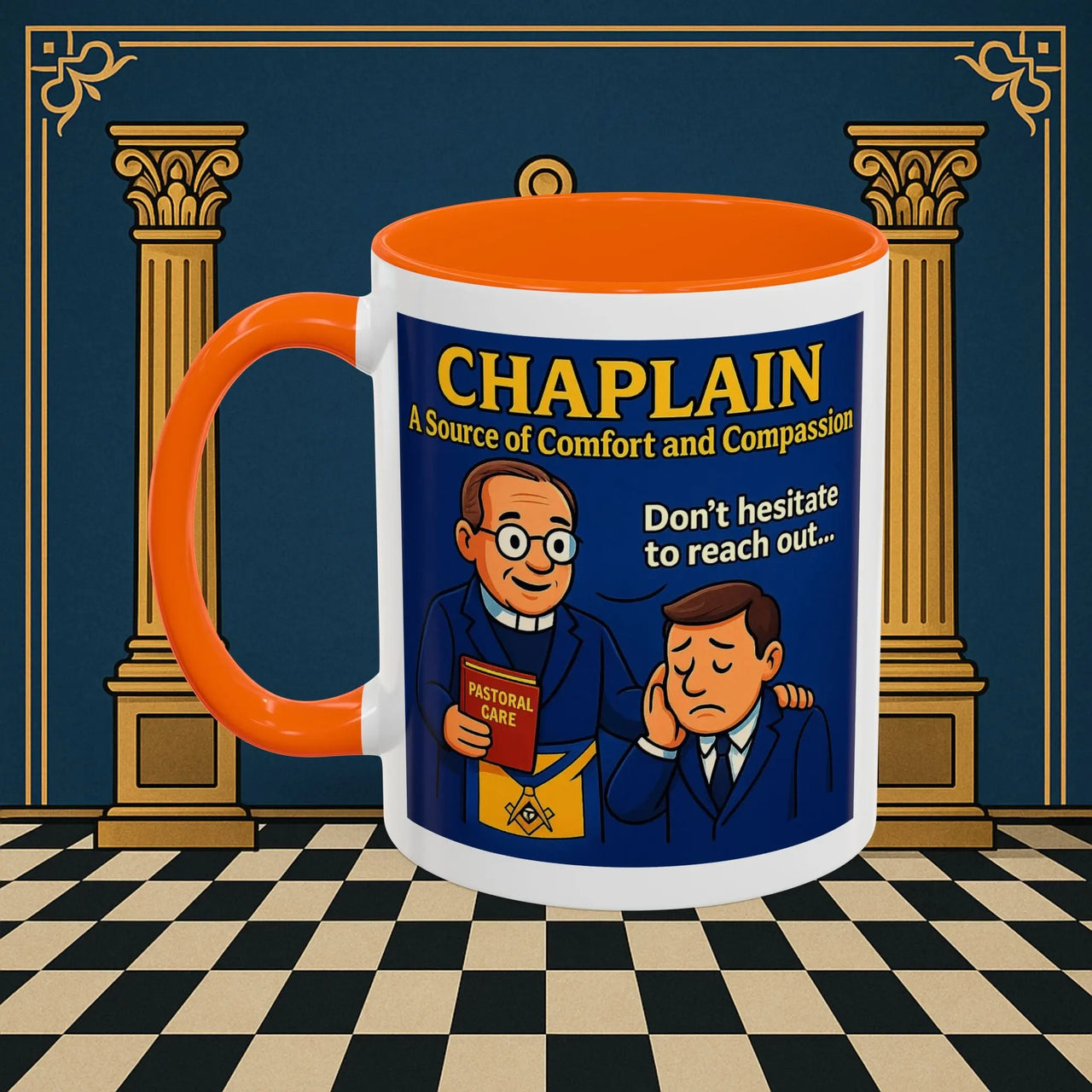 Masonic Mugs - Healing Hearts - Chaplain Printify