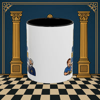 Masonic Mugs Ready to Go – Eat Sleep Lodge Repeat (Accent Coloured 11oz Mug) Printify