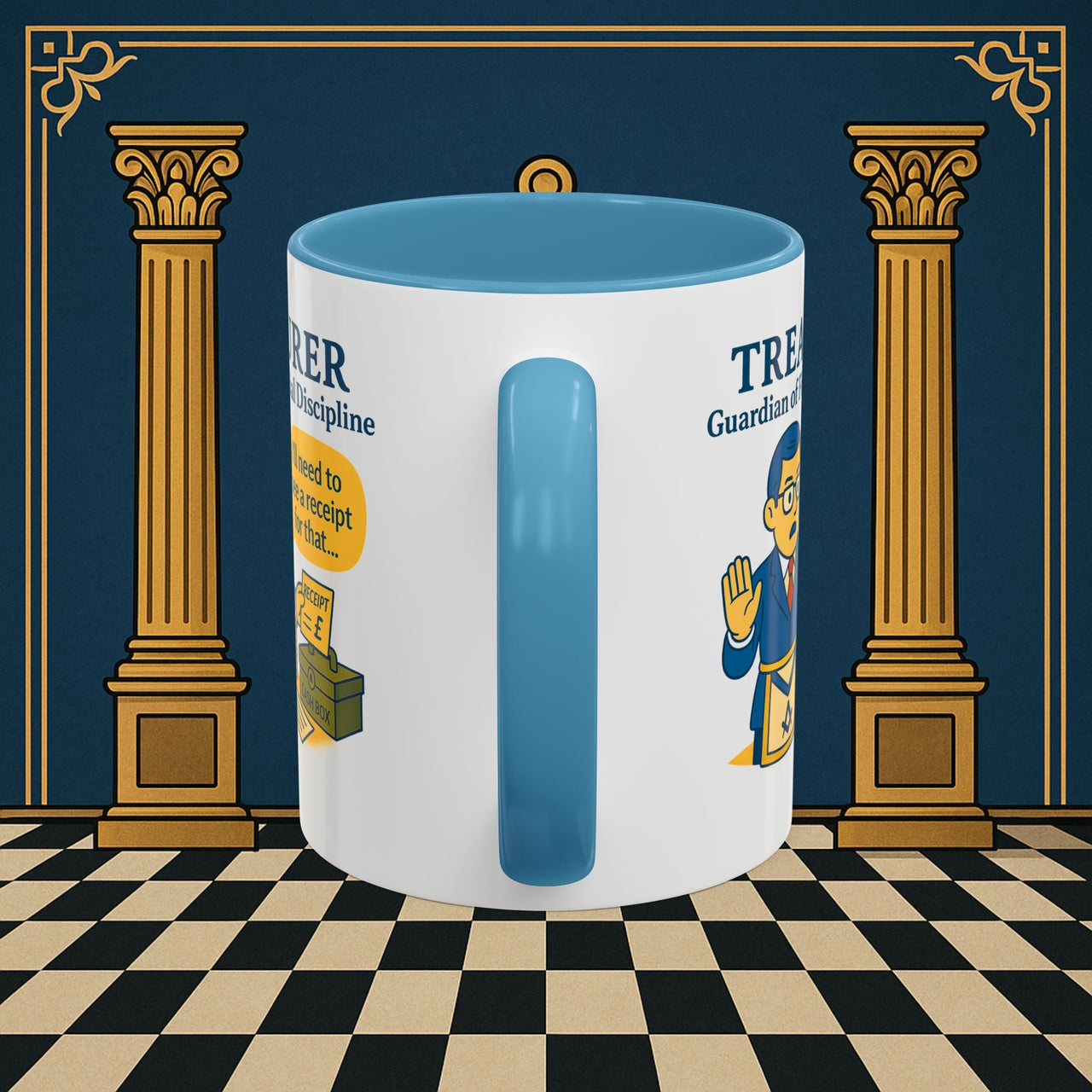 Masonic Mugs - Treasurer's Tally - Treasurer Printify