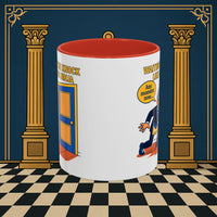 Masonic Mugs - Masonic Anticipation: Lodge Ninja in Waiting, Junior Deacon Printify