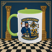 Masonic Mugs - Masonic Legacy - 25 years anniversary Printify