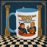 Masonic Mugs - Accent Coloured 11oz Mug - Wisdom Transfer Printify