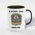 Personalised 11oz Accent Colour Craft Ladies Night Freemason Mug – Rank, Lodge Masonic Gift Store
