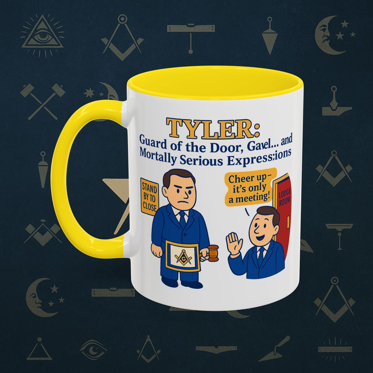 Masonic Mugs - Masonic Mysteries - Tyler Printify