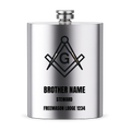 hip flask blank mockup