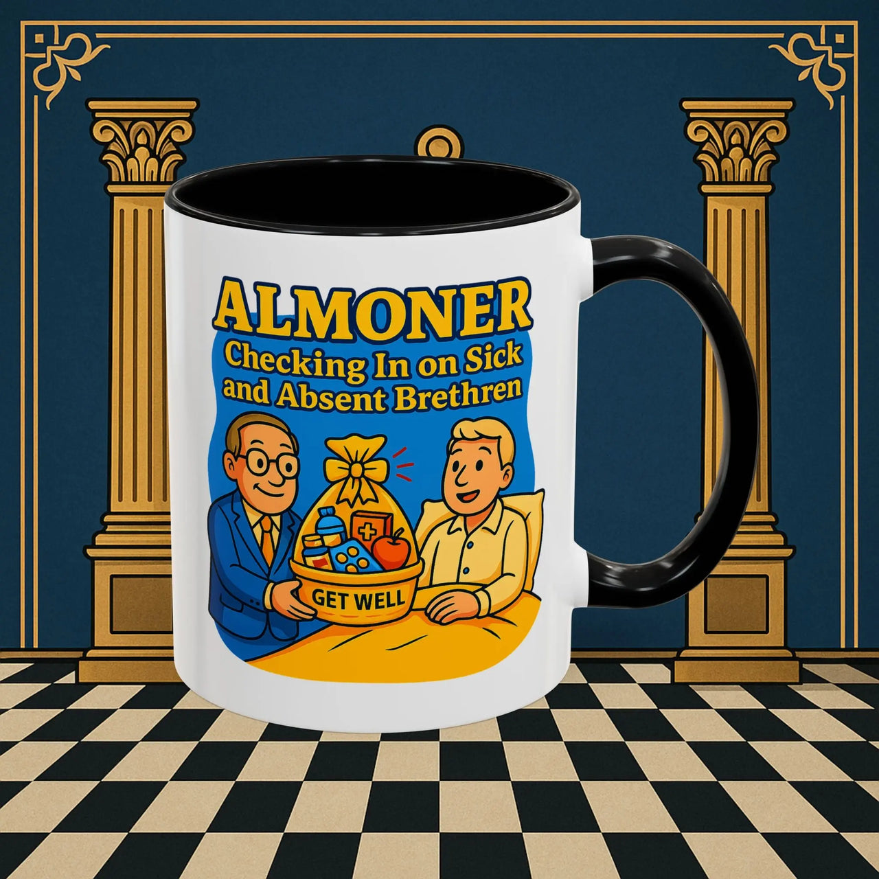 Masonic Mugs - Caring Compassion - Almoner Printify