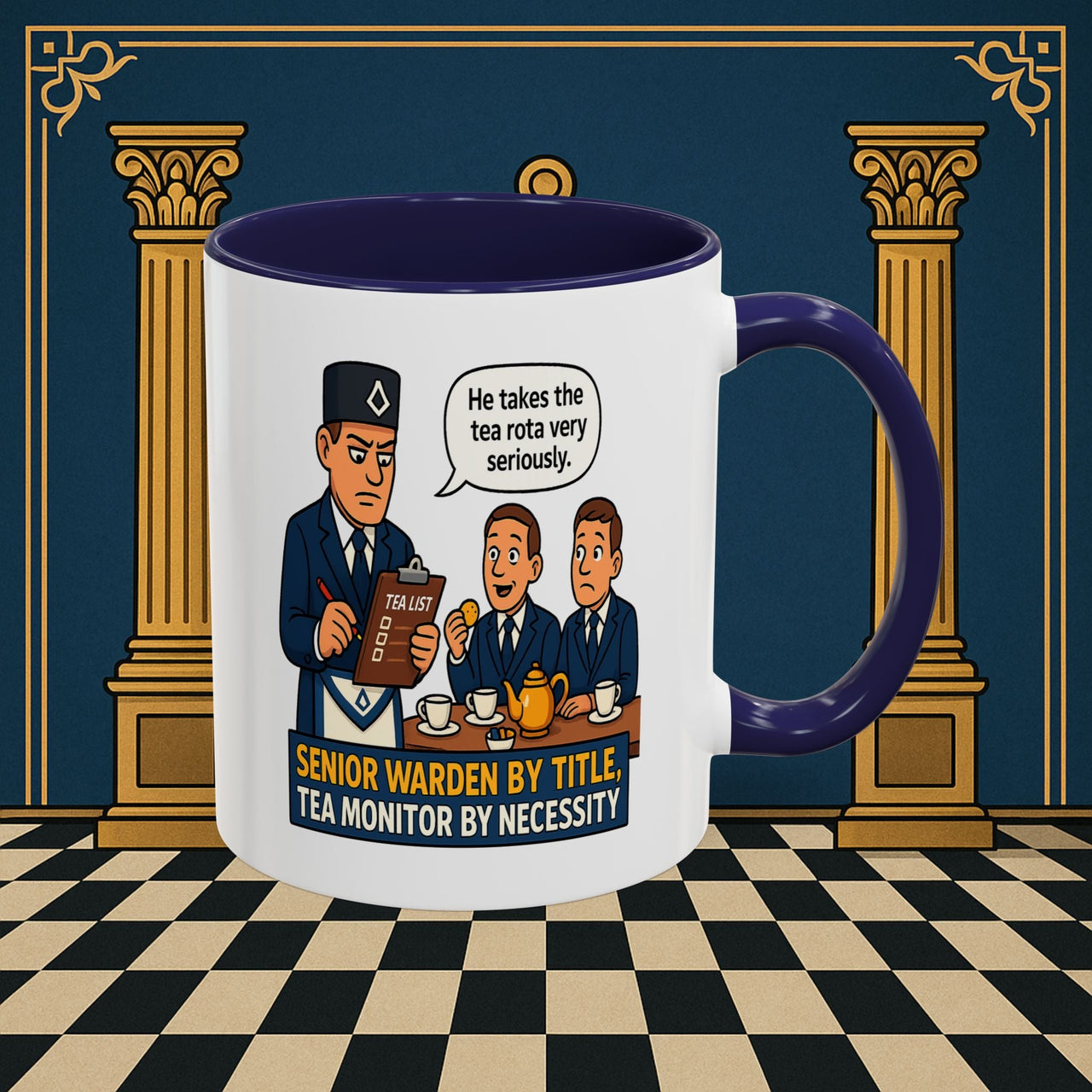 Masonic Mugs - Tea Rota Titans - Senior Warden Printify