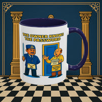 Masonic Mugs - Accent Coloured 11oz Mug - Masonic Mayhem - Inner Guard Printify