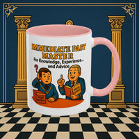 Masonic Mugs - Accent Coloured 11oz Mug - Wisdom Transfer Printify