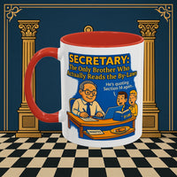 Masonic Mugs - Bureaucratic Bliss - Secretary Printify