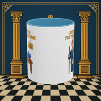 Masonic Mugs - Junior Warden: Tea Time is Sacred, Junior Warden Printify