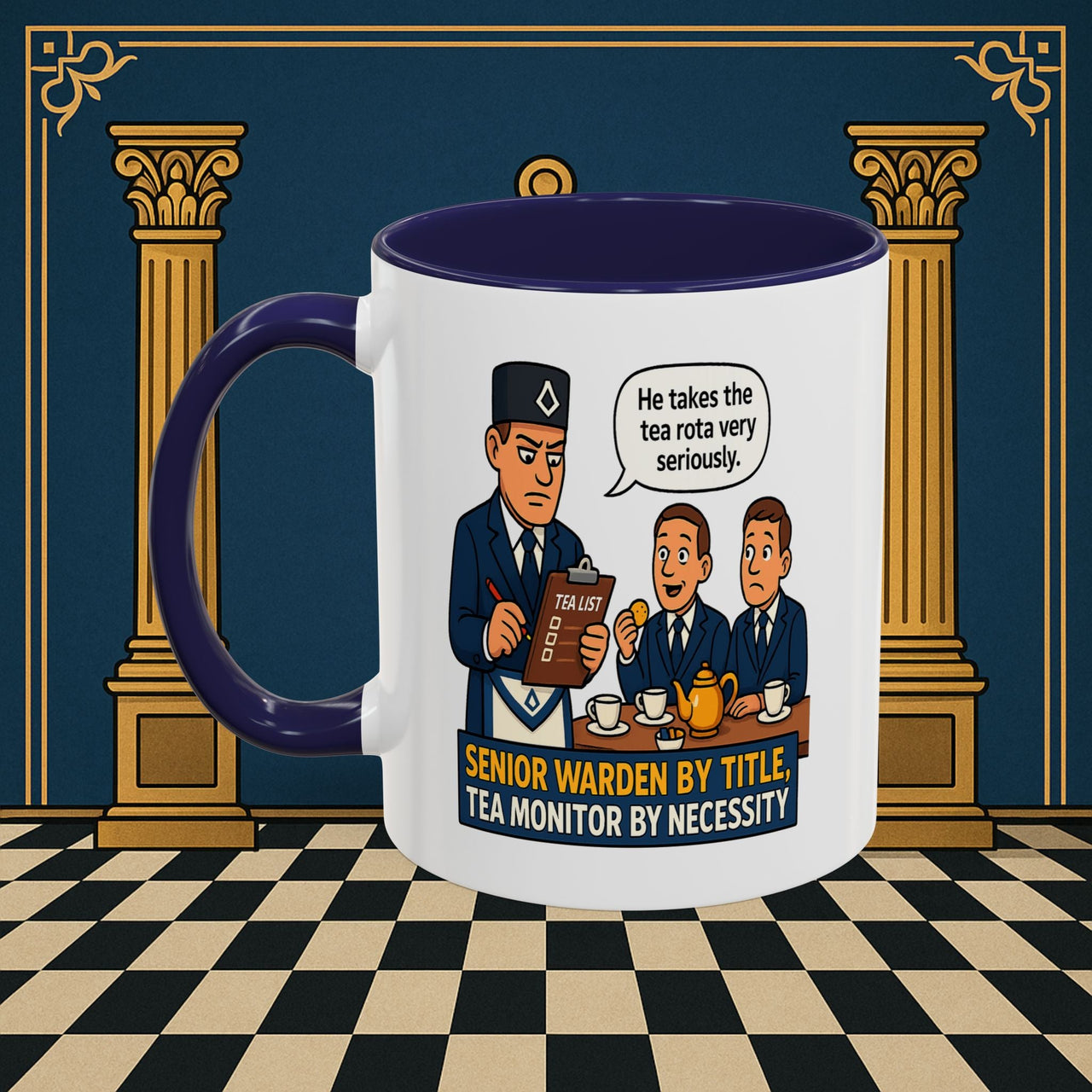 Masonic Mugs - Tea Rota Titans - Senior Warden Printify