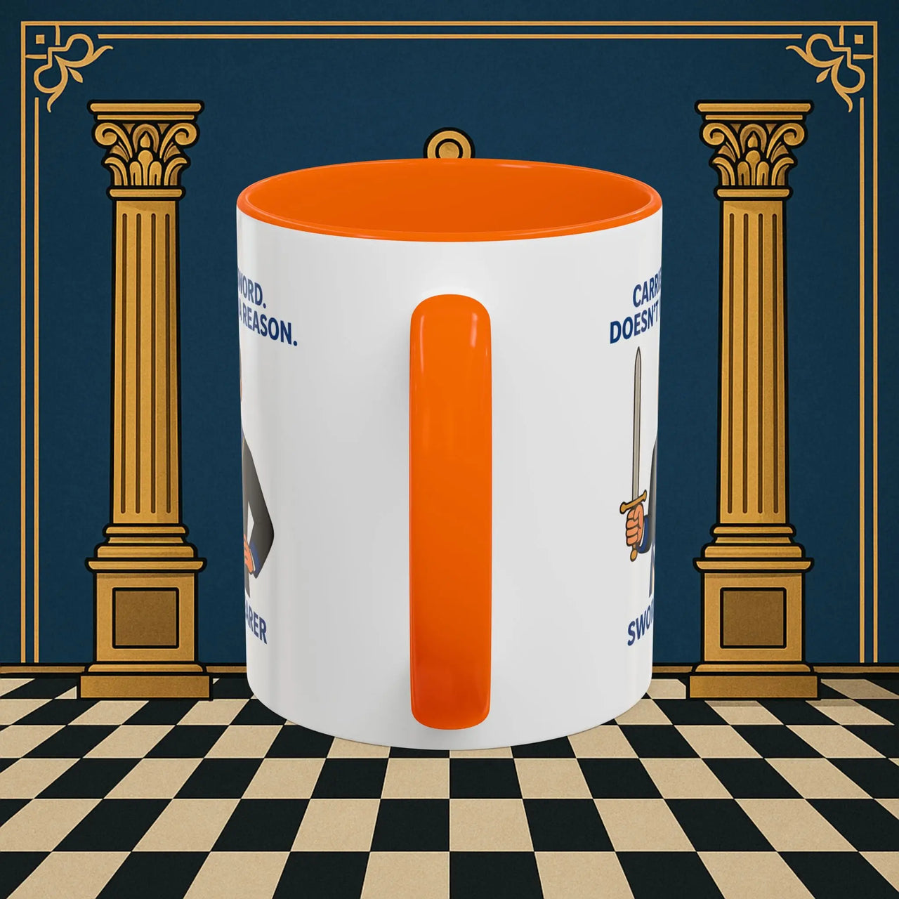 Masonic Mugs - Sword of Mystery - Provincial Sword Bearer Printify