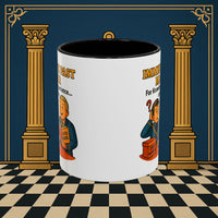 Masonic Mugs - Accent Coloured 11oz Mug - Wisdom Transfer Printify