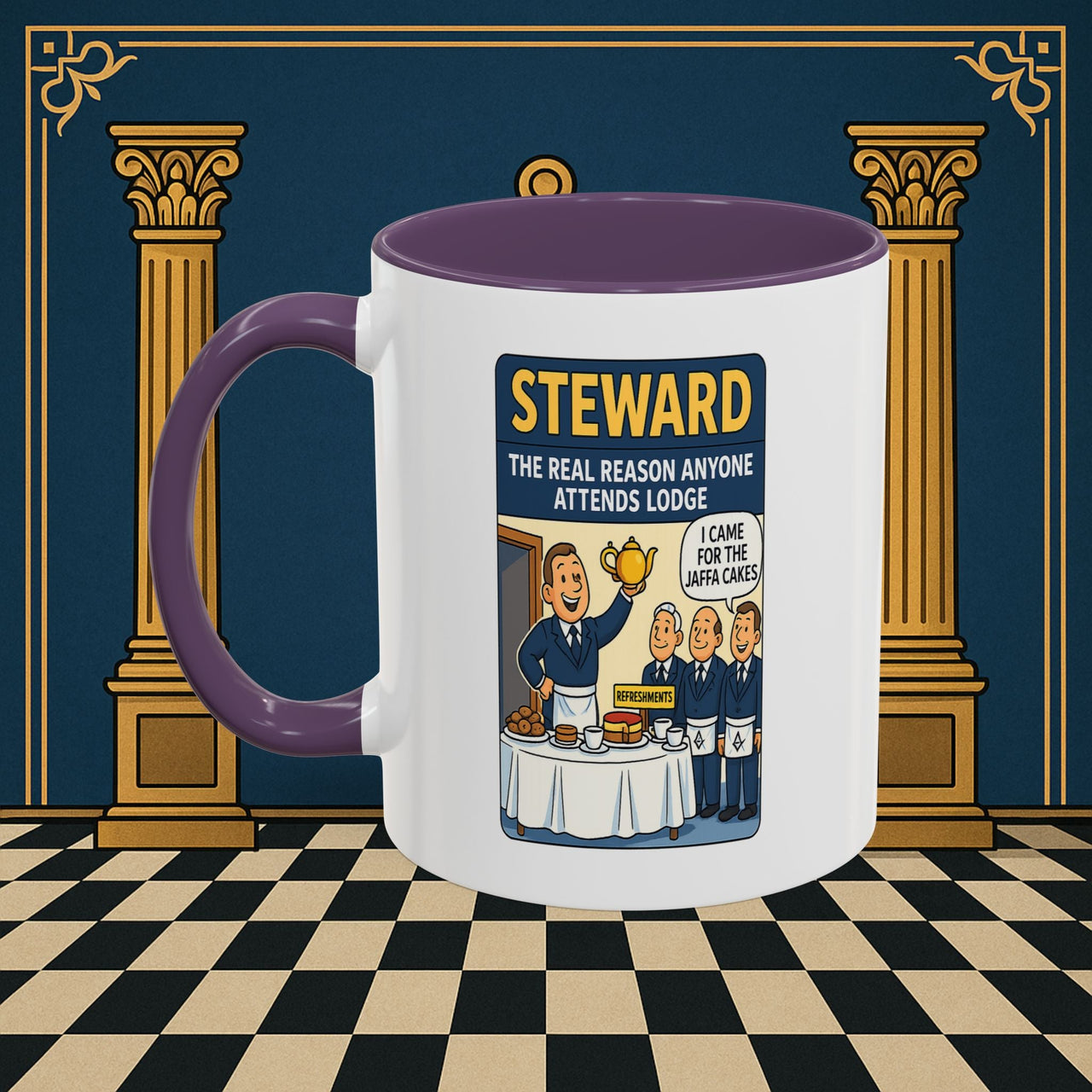 Masonic Mugs - Fraternal Feast - Steward Printify