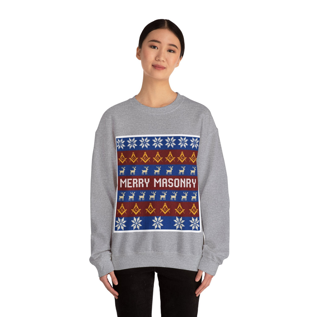 Merry Masonry Masonry Sweatshirt Printify