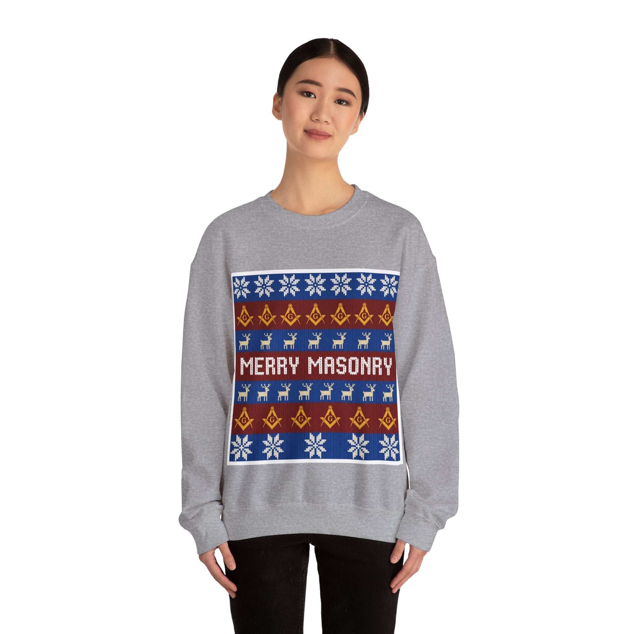 Merry Masonry Masonry Sweatshirt Printify