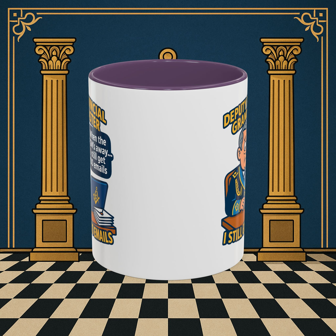 Masonic Mugs - Email Overload - Deputy Provincial Grand Master Printify