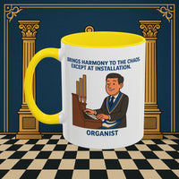 Masonic Mugs - Harmony Amid Chaos - Provincial Organist Printify