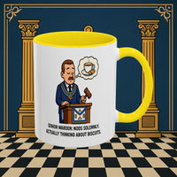 Masonic Mugs - Biscuits on the Brain - Senior Warden Printify