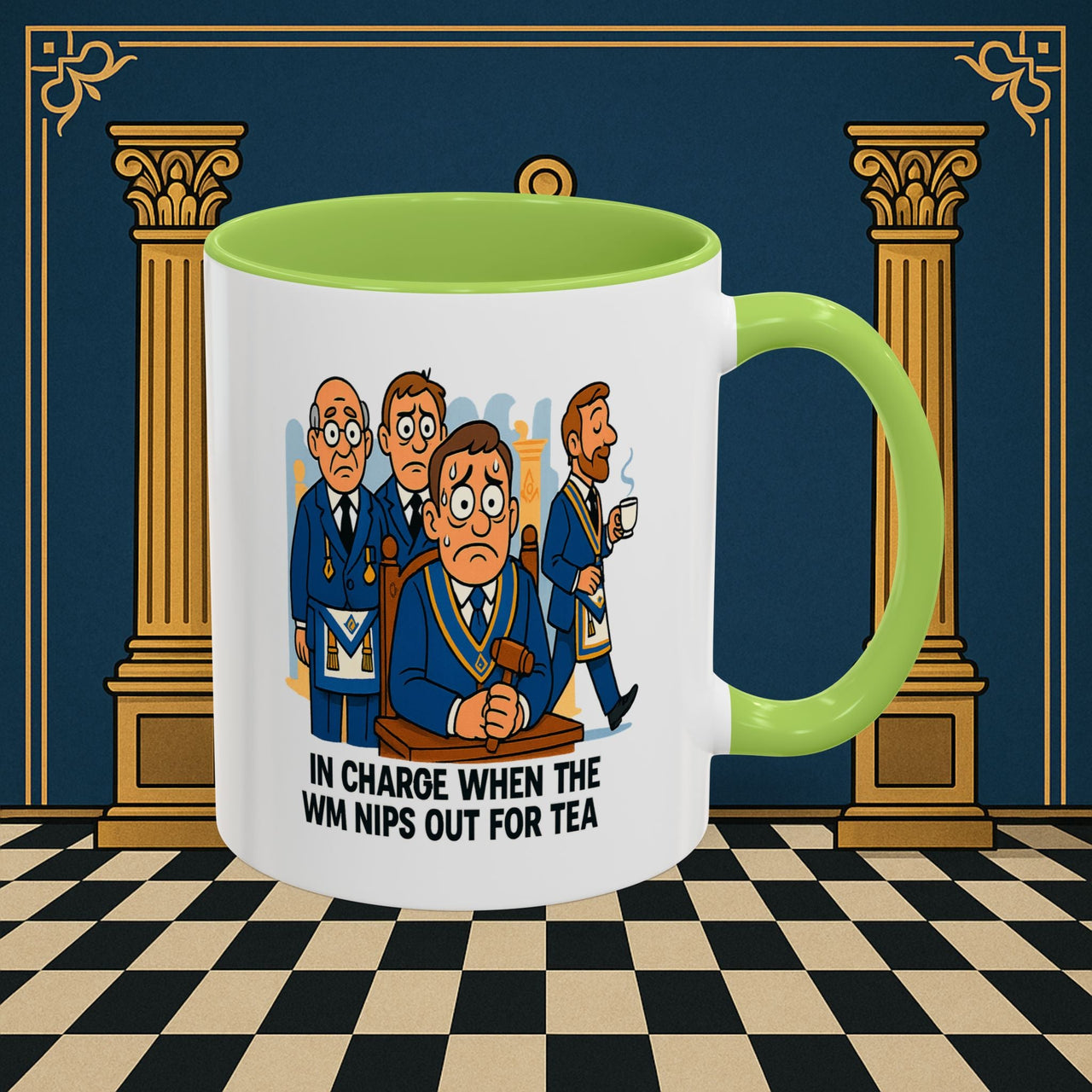 Masonic Mugs - Tea Time Troubles - Senior Warden Printify