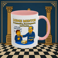 Masonic Mugs - Lodge Mentor Guidance: Masonic Ritual Instruction, Lodge Mentor Printify