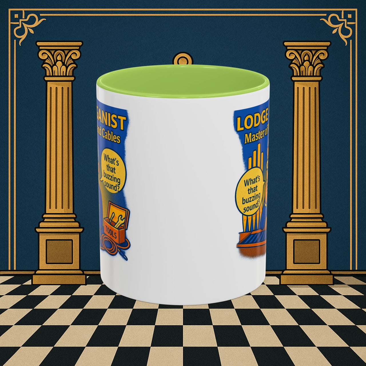 Masonic Mugs - Buzz Kill - Organist Printify