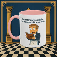 Masonic Mugs Ready to Go – Wrong Ritual (Accent Coloured 11oz Mug) Printify