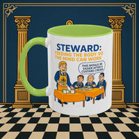 Masonic Mugs - Refreshment of Reason - Steward Printify