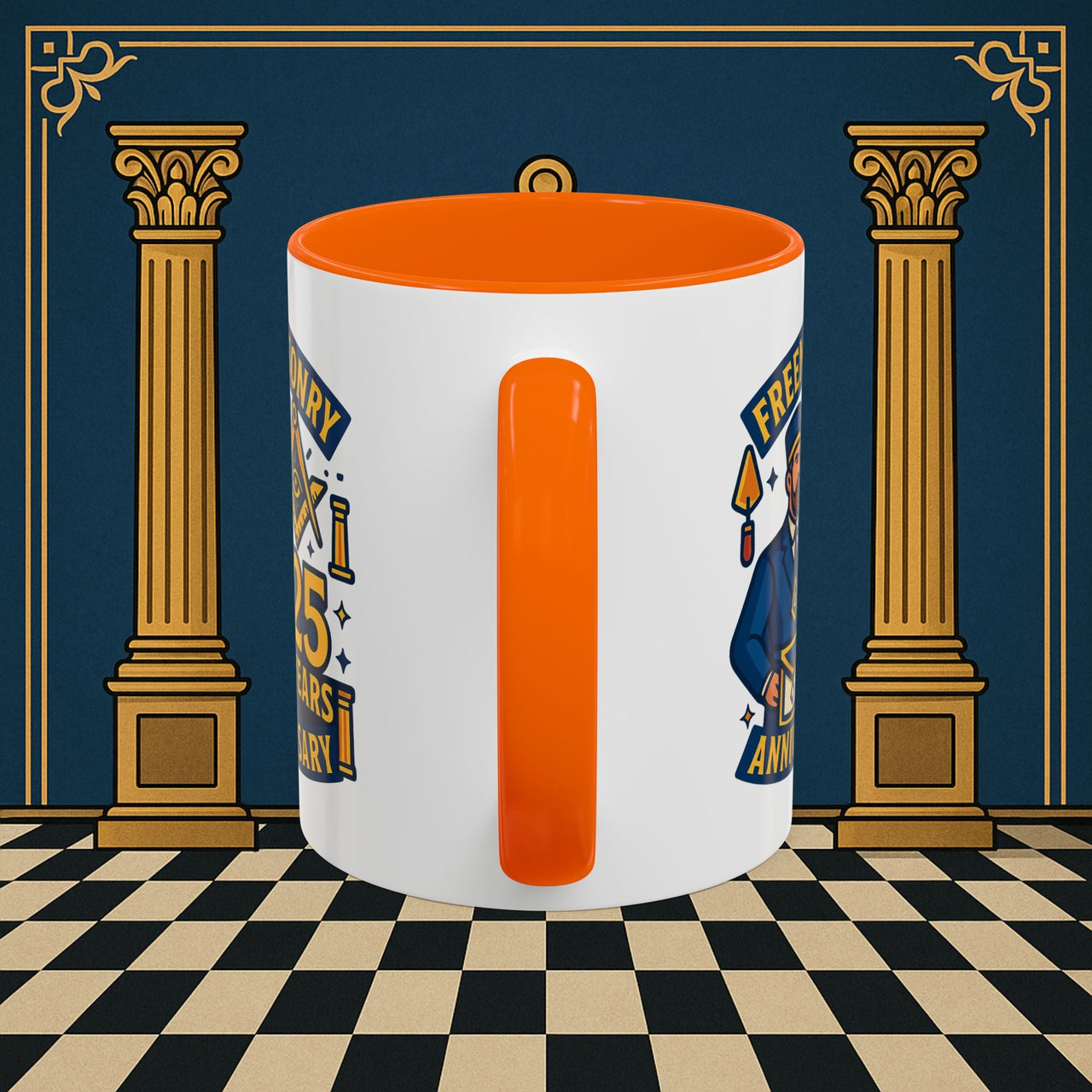 Masonic Mugs - Masonic Legacy - 25 years anniversary Printify