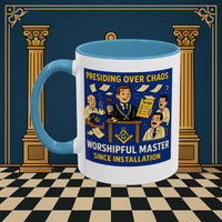 Masonic Mugs - Leadership Labyrinth - Worshipful Master Printify