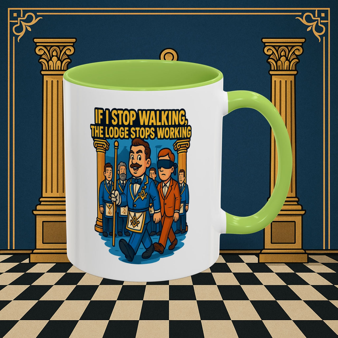 Masonic Mugs - Walking the Masonic Path - Senior Deacon Printify