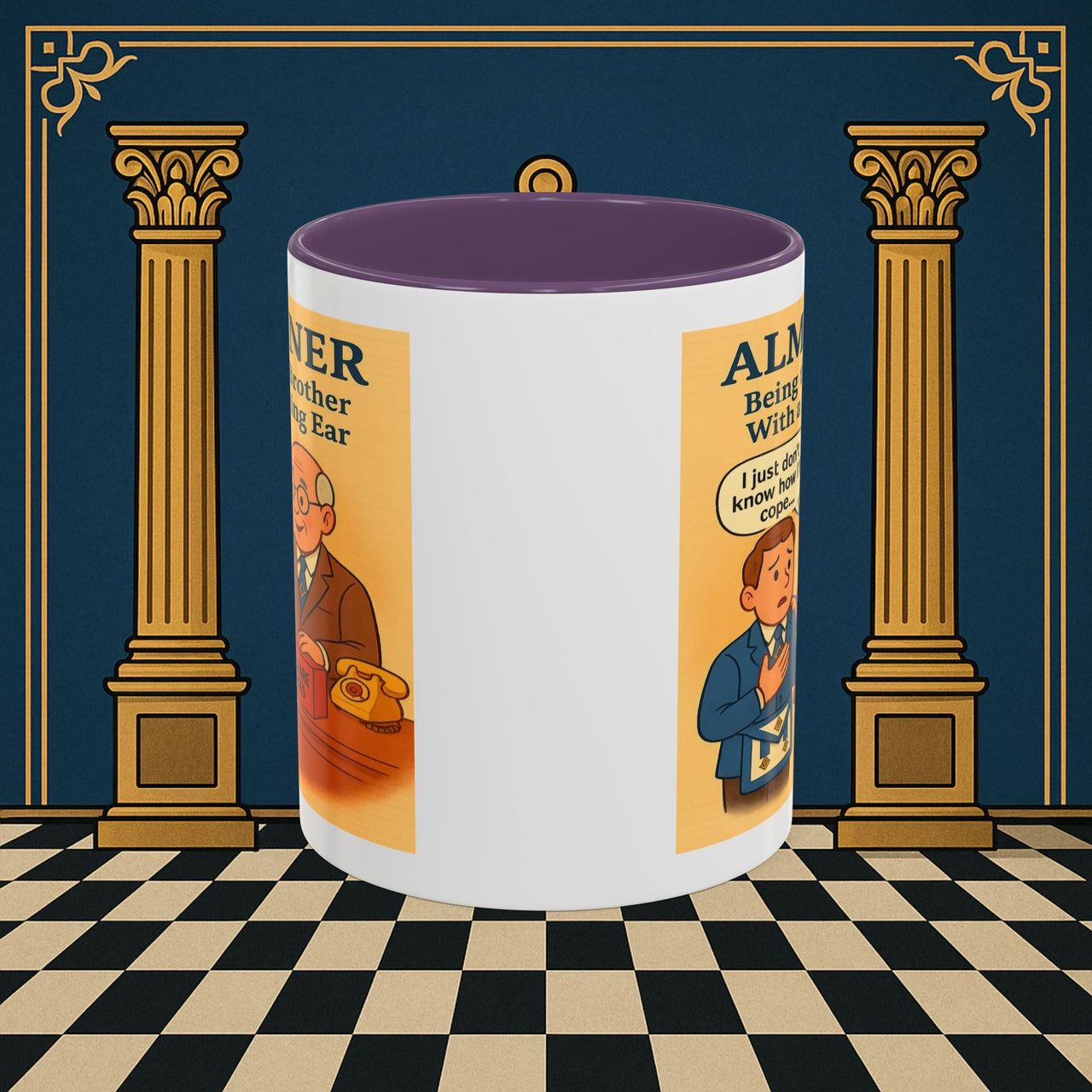 Masonic Mugs - Brotherly Welfare - Almoner Printify