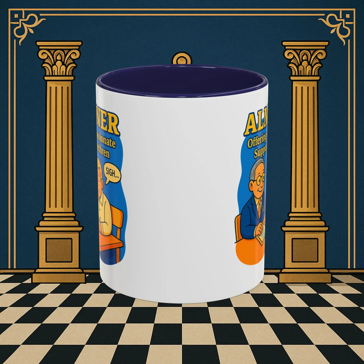 Masonic Mugs - Bureaucratic Empathy - Almoner Printify