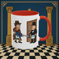 Masonic Mugs – Master of Improvisation (Accent Coloured 11oz Mug) Printify