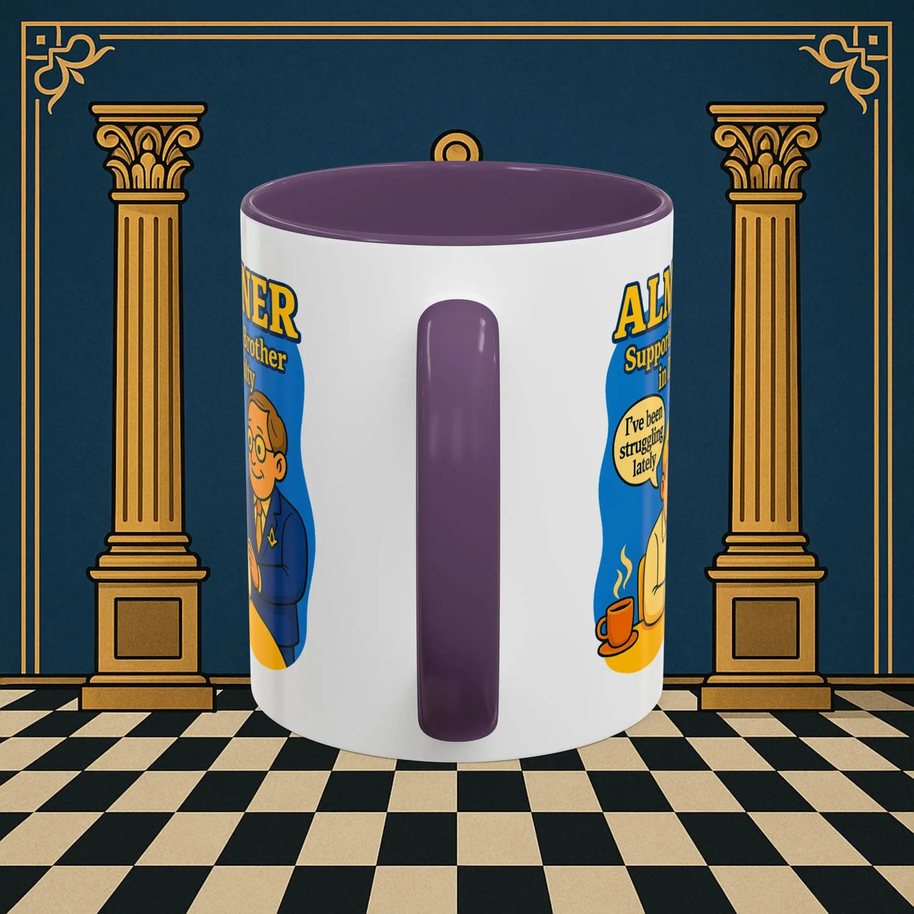 Masonic Mugs - Almoner's Assist - Almoner Printify
