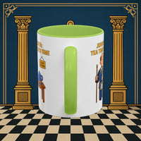 Masonic Mugs - Junior Warden: Tea Time is Sacred, Junior Warden Printify