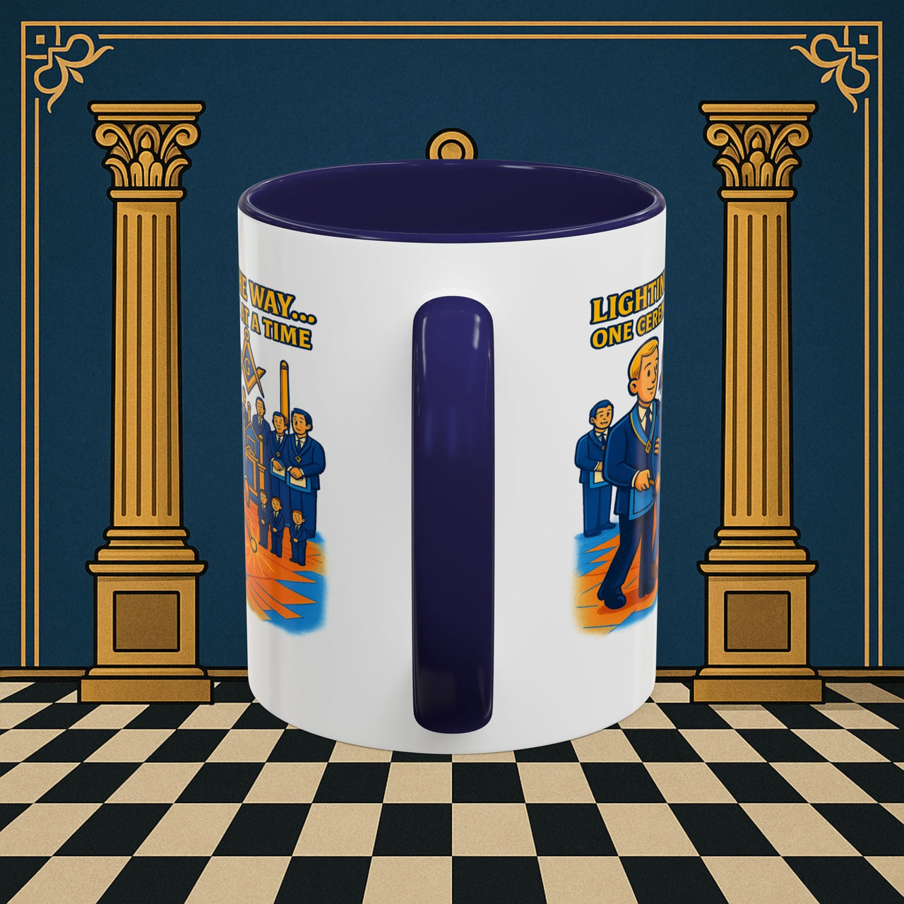Masonic Mugs - Illuminated Brotherhood - Senior Deacon Printify