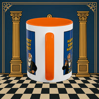 Masonic Mugs Ready to Go – Happy to Meet Again (Accent Coloured 11oz Mug) Printify