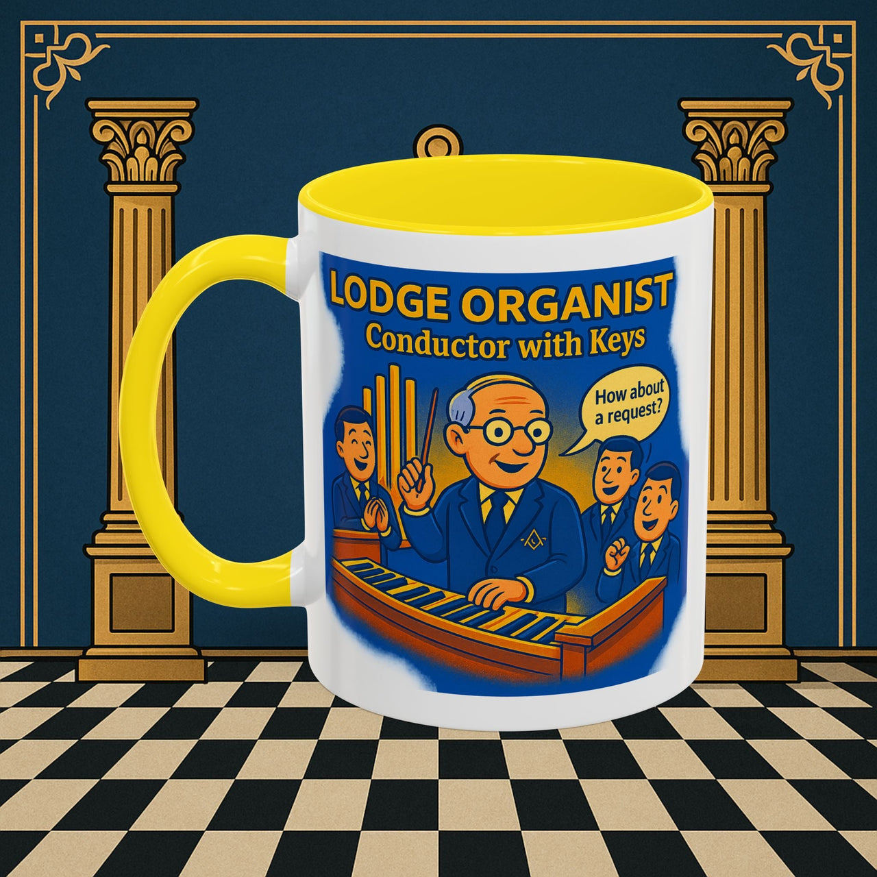 Masonic Mugs - Masonic Melodies - Organist Printify