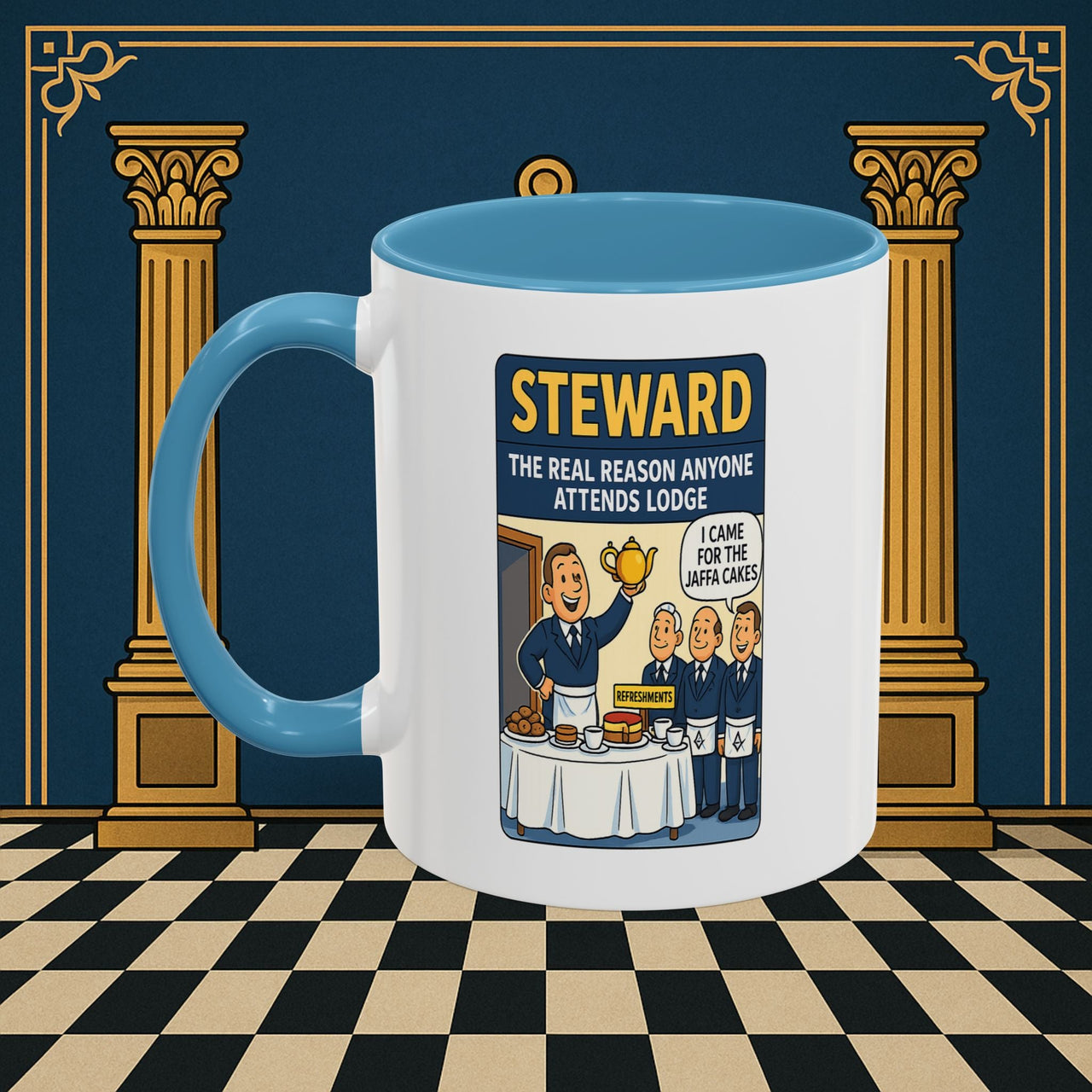 Masonic Mugs - Fraternal Feast - Steward Printify