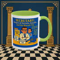 Masonic Mugs - Bureaucratic Biscuit Bouncer - Secretary Printify