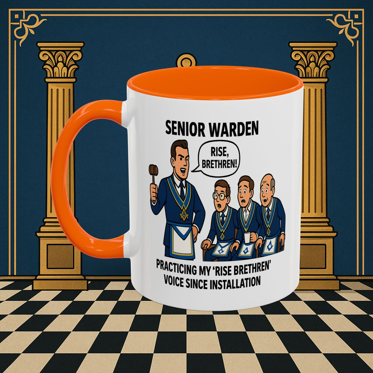 Masonic Mugs - Lodge Leadership - Senior Warden Printify
