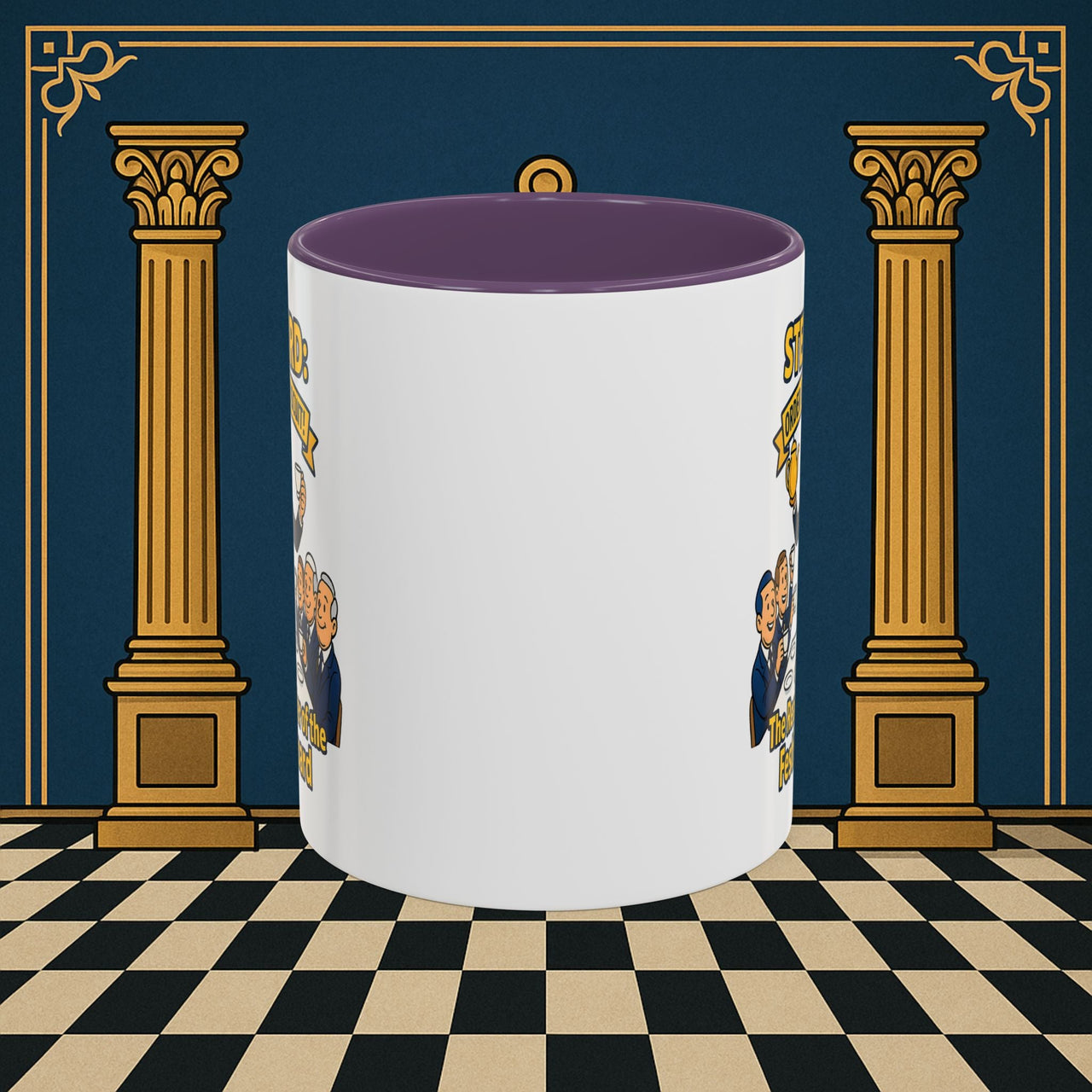 Masonic Mugs - Masonic Tea Party - Steward Printify