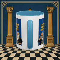 Masonic Mugs Ready to Go – Happy to Meet Again (Accent Coloured 11oz Mug) Printify