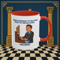 Masonic Mugs - Harmony Amid Chaos - Provincial Organist Printify