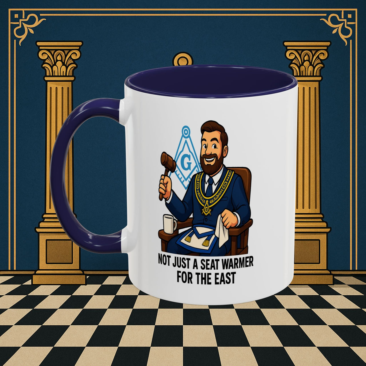 Masonic Mugs - Masonic Majesty - Senior Warden Printify